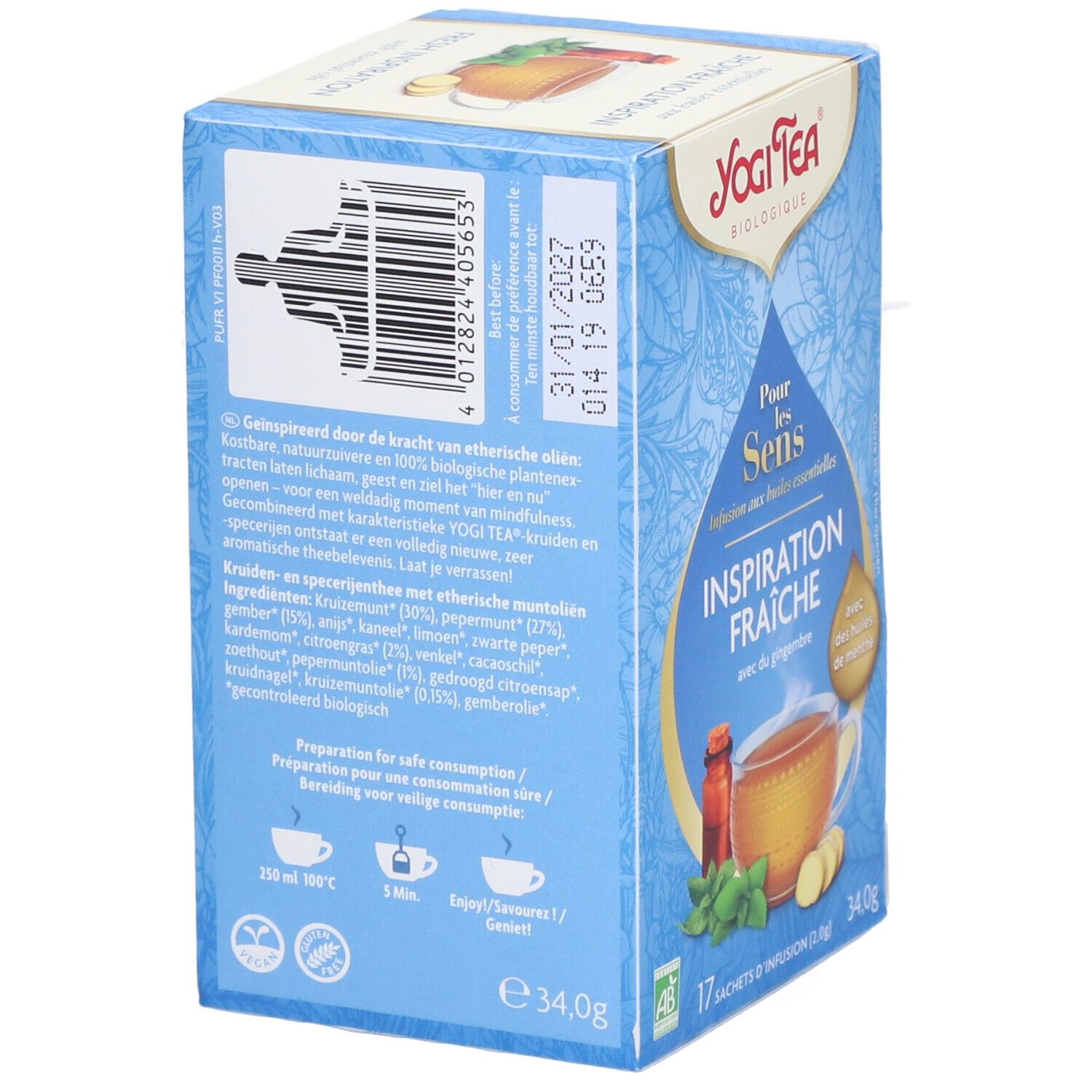 Yogi Tea® Für die Sinne Frische Inspiration