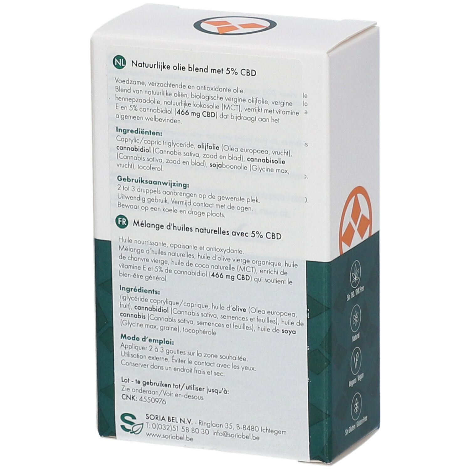 NaturaSor CBD Origin Natural Oil Blend 5%