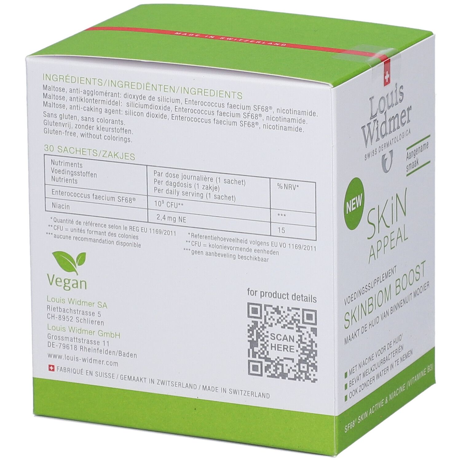 Louis Widmer Skin Appeal Skinbiom Boost