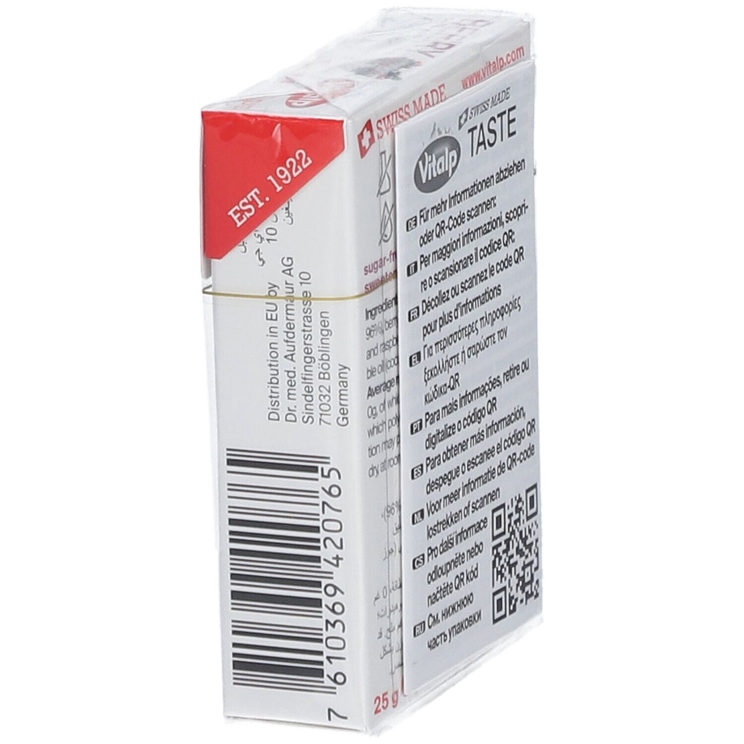 Vitalp Bonbons aux Baies Sans Sucre