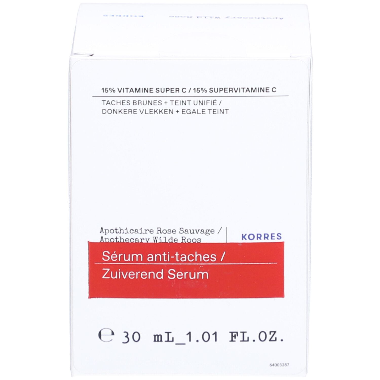 Korres Sérum Anti-Taches Apothicaire Rose Sauvage