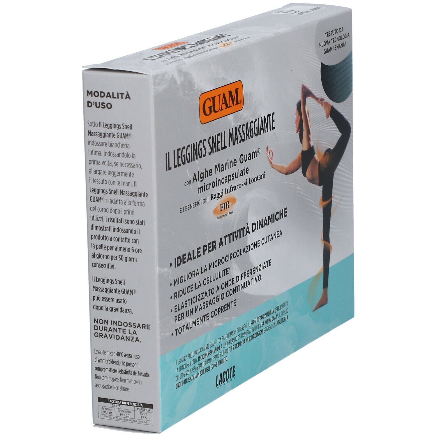 GUAM LEGGING SPORT MASSANT Größe S + M