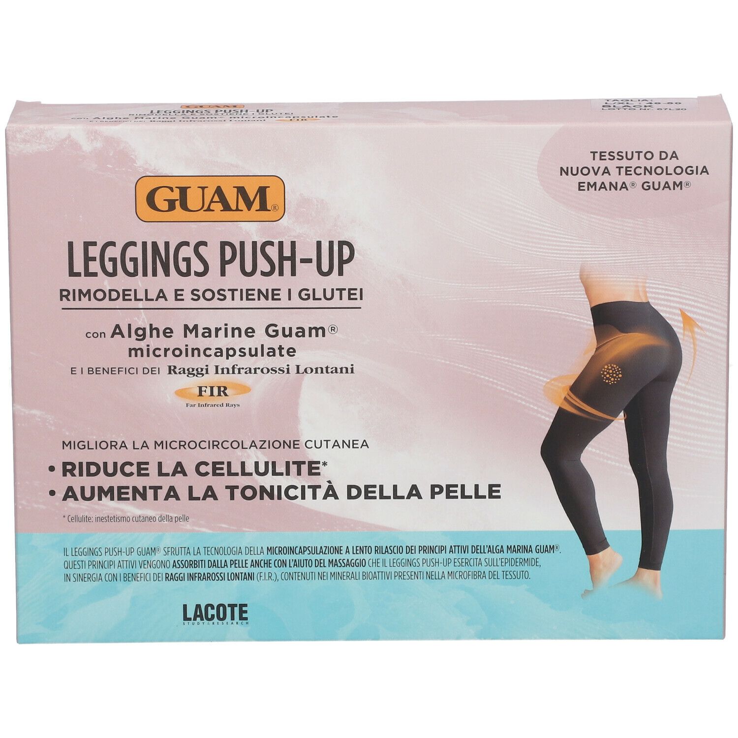 GUAM® Push-Up Leggings L-XL