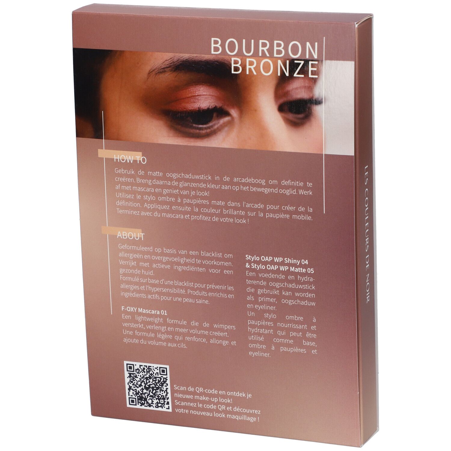 LES COULEURS DE NOIR Essentials giftbox the eye edition Bourbon bronze