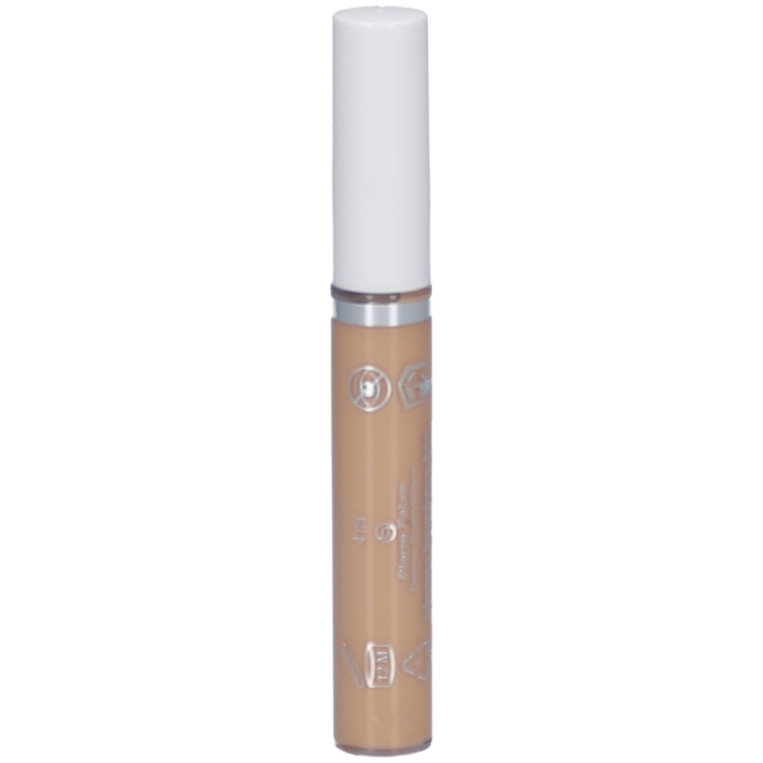 Beige Concealer-Stift mit weißem Deckel. Aufschrift Couvrance.