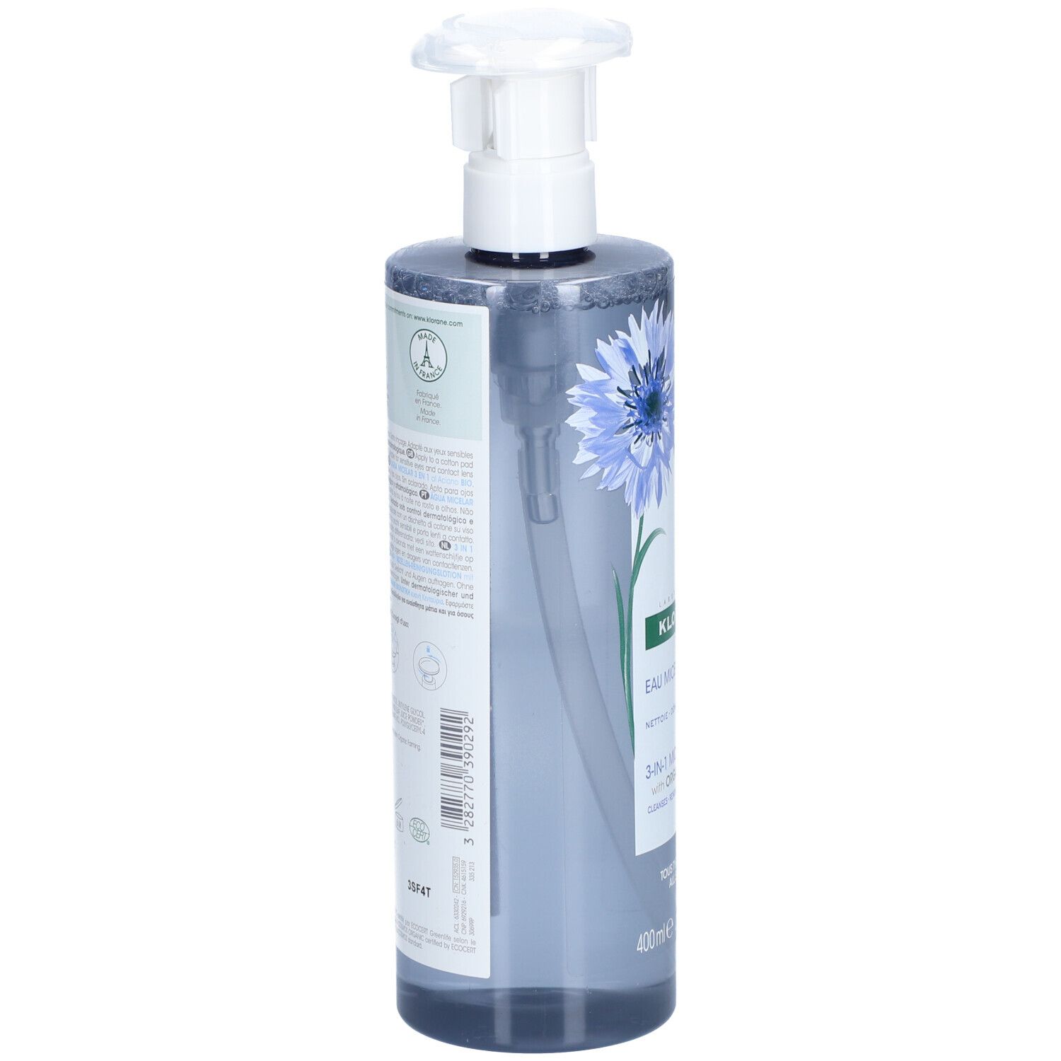 Klorane 3-in1 Mizellenwasser mit Bio-Kornblume