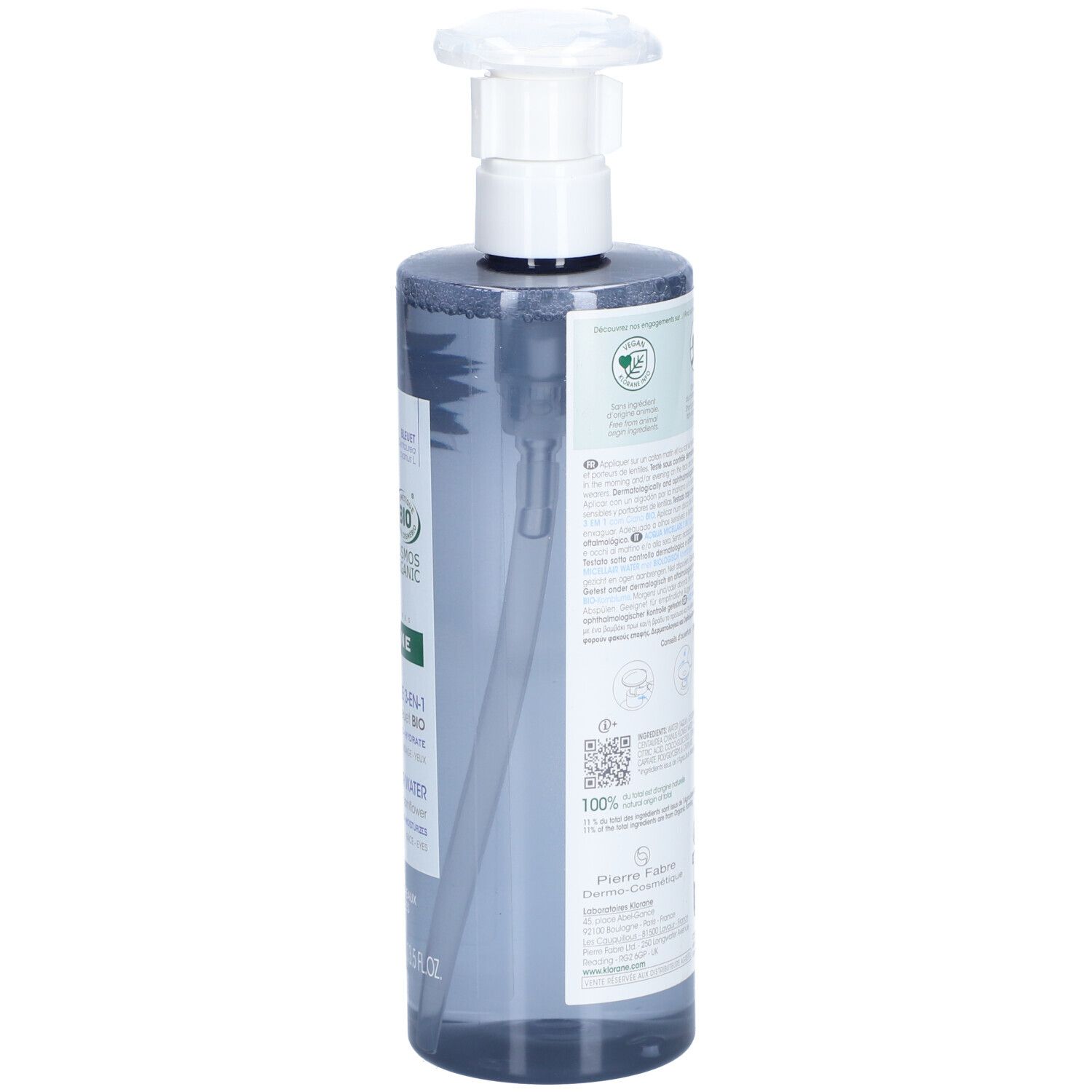 Klorane 3-in1 Mizellenwasser mit Bio-Kornblume
