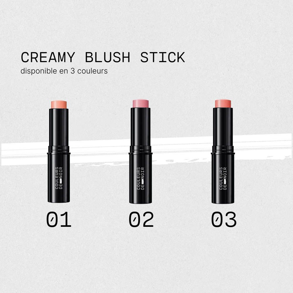 Couleurs de Noir Creamy Blush Stick 01 Sweet Peach