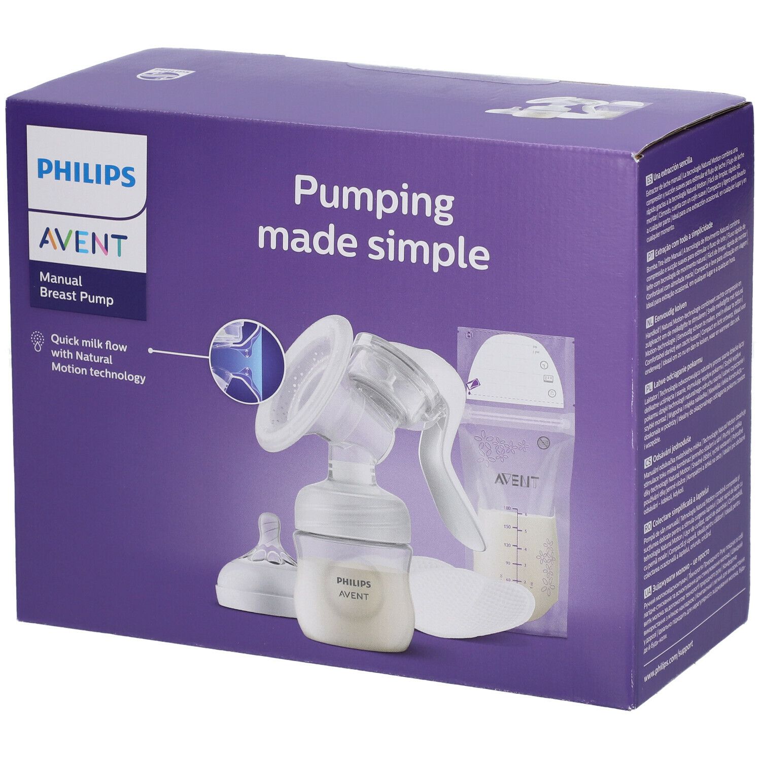 PHILIPS Avent Tire Lait Manuel Natural Motion Set SCF430