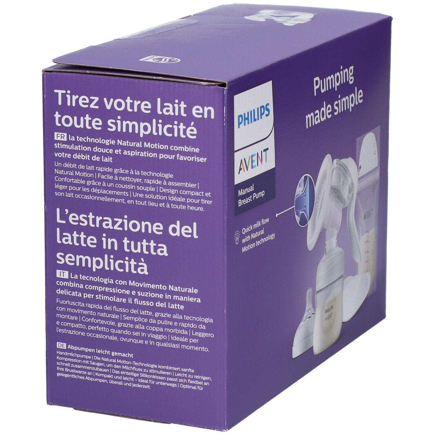 PHILIPS Avent Tire Lait Manuel Natural Motion Set SCF430