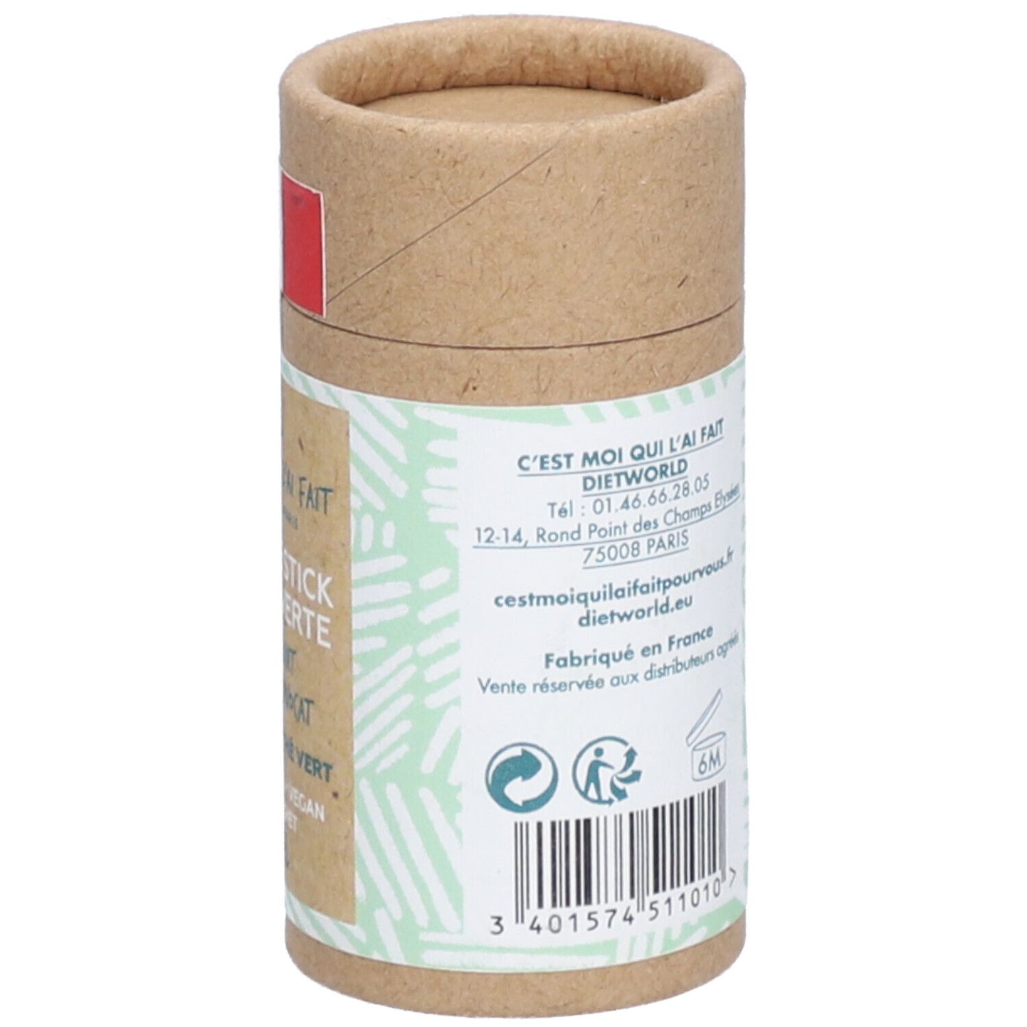C'EST MOI QUI L'AI FAIT Masque Stick Argile verte - Adoucissant à l'huile d'avocat