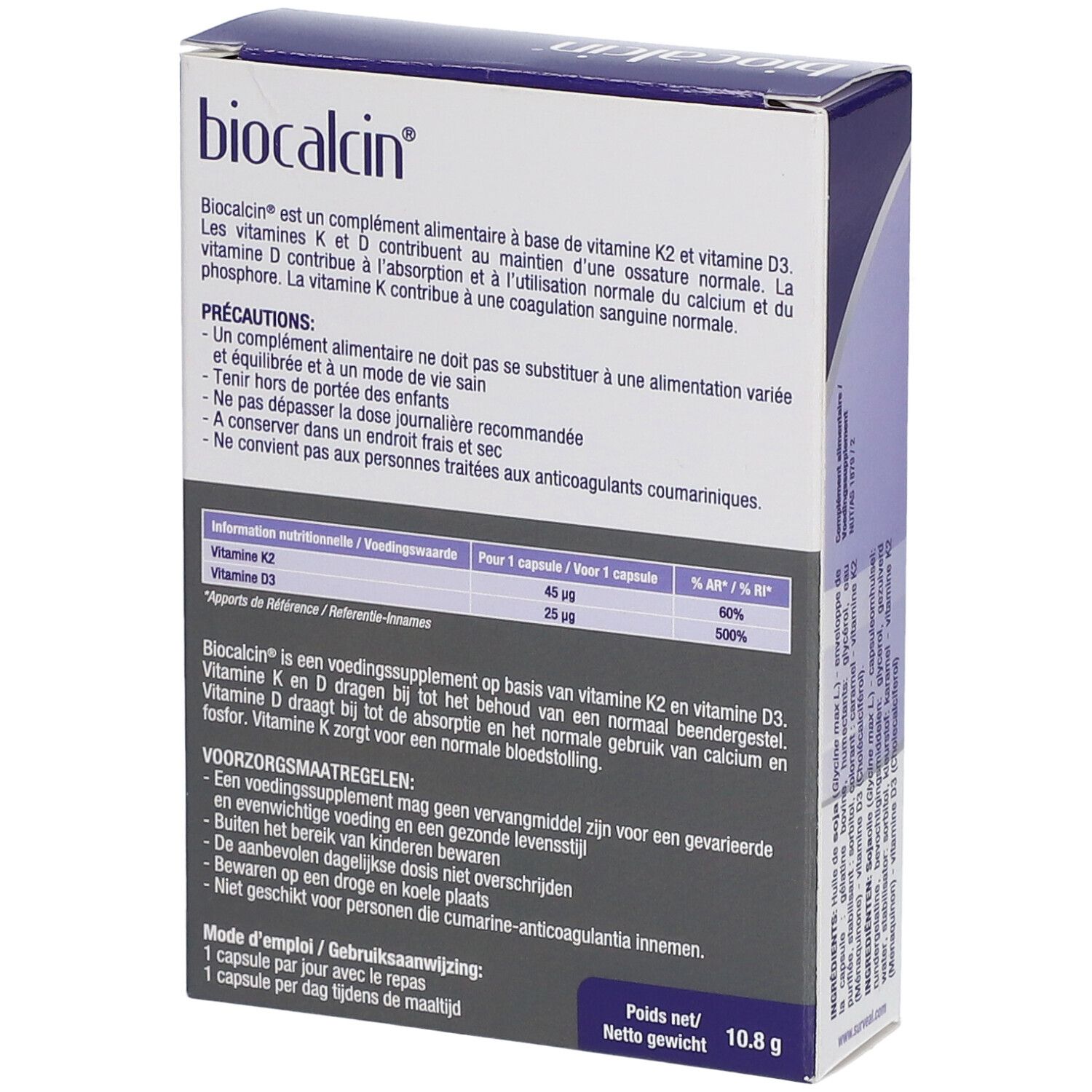 Surveal Laboratoires biocalcin®