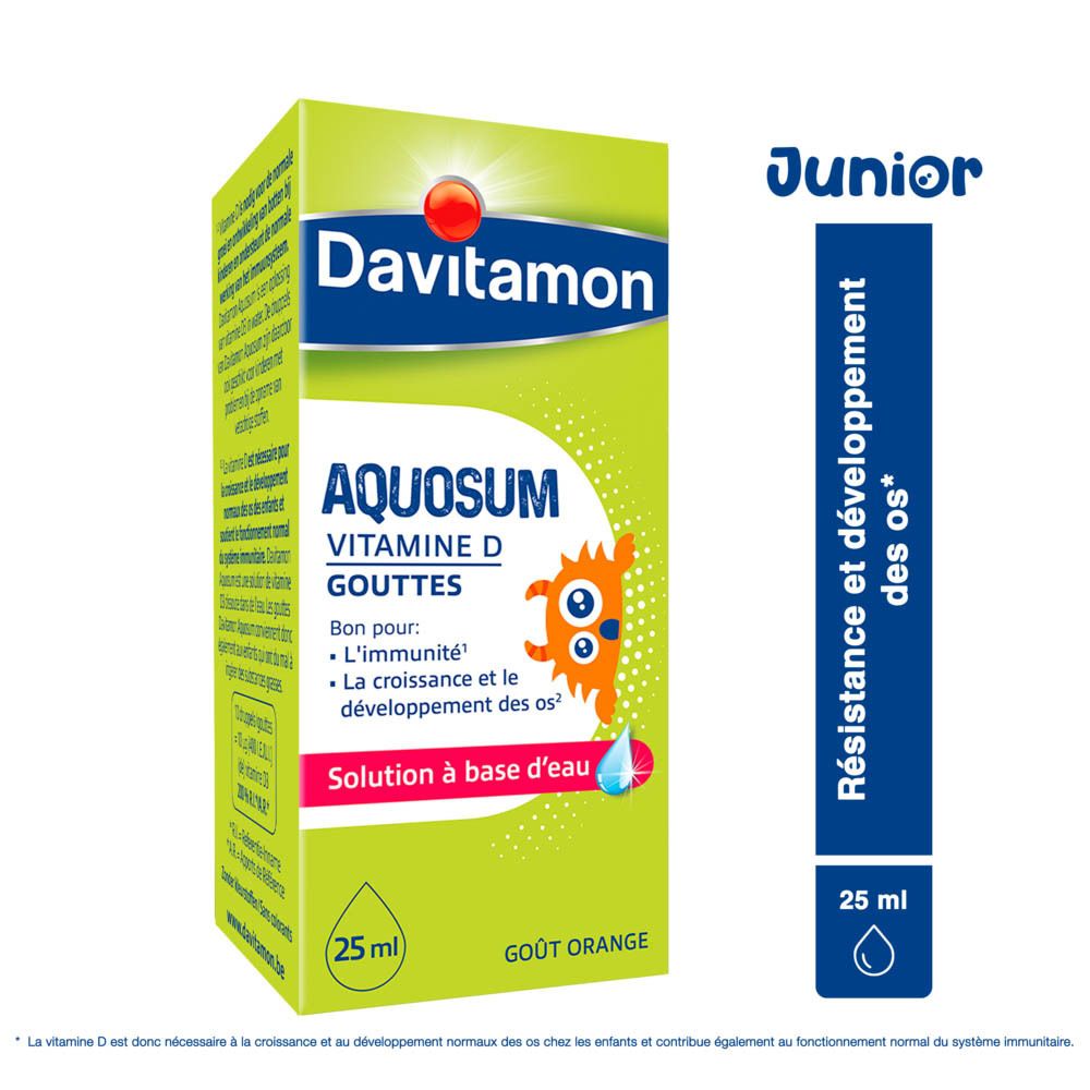 Davitamon Aquosum Vitamine D Gouttes