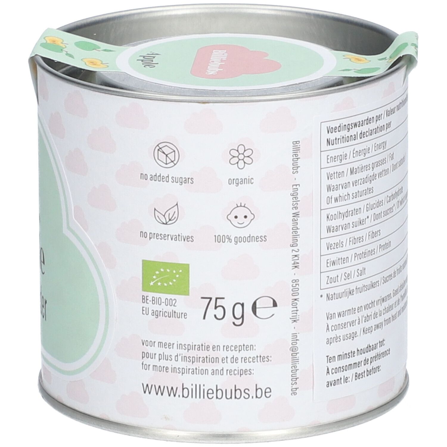 Billiebubs Fruchtpulver Apfel