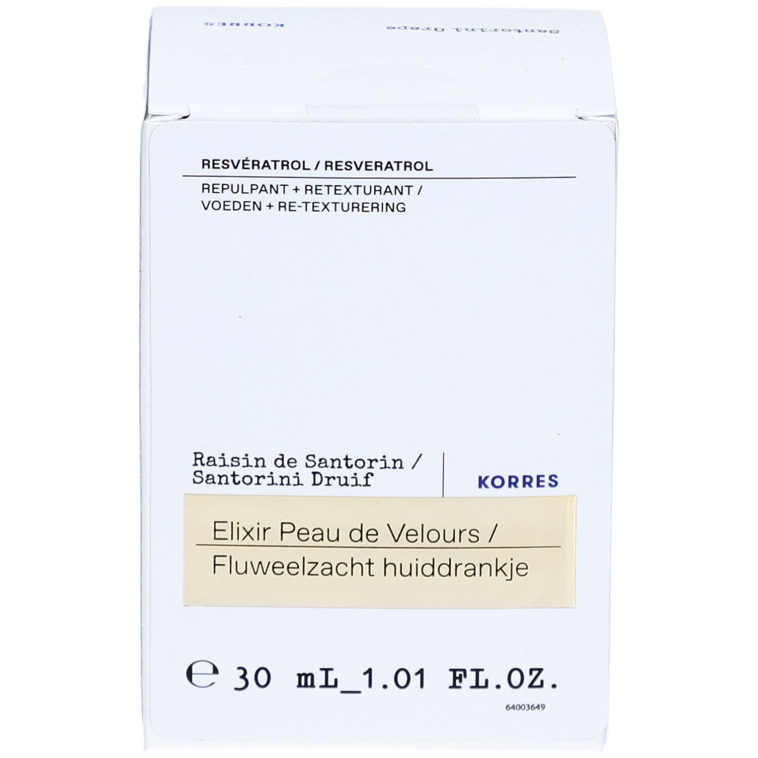 Korres Raisin de Santorin Elixir Peau de Velours