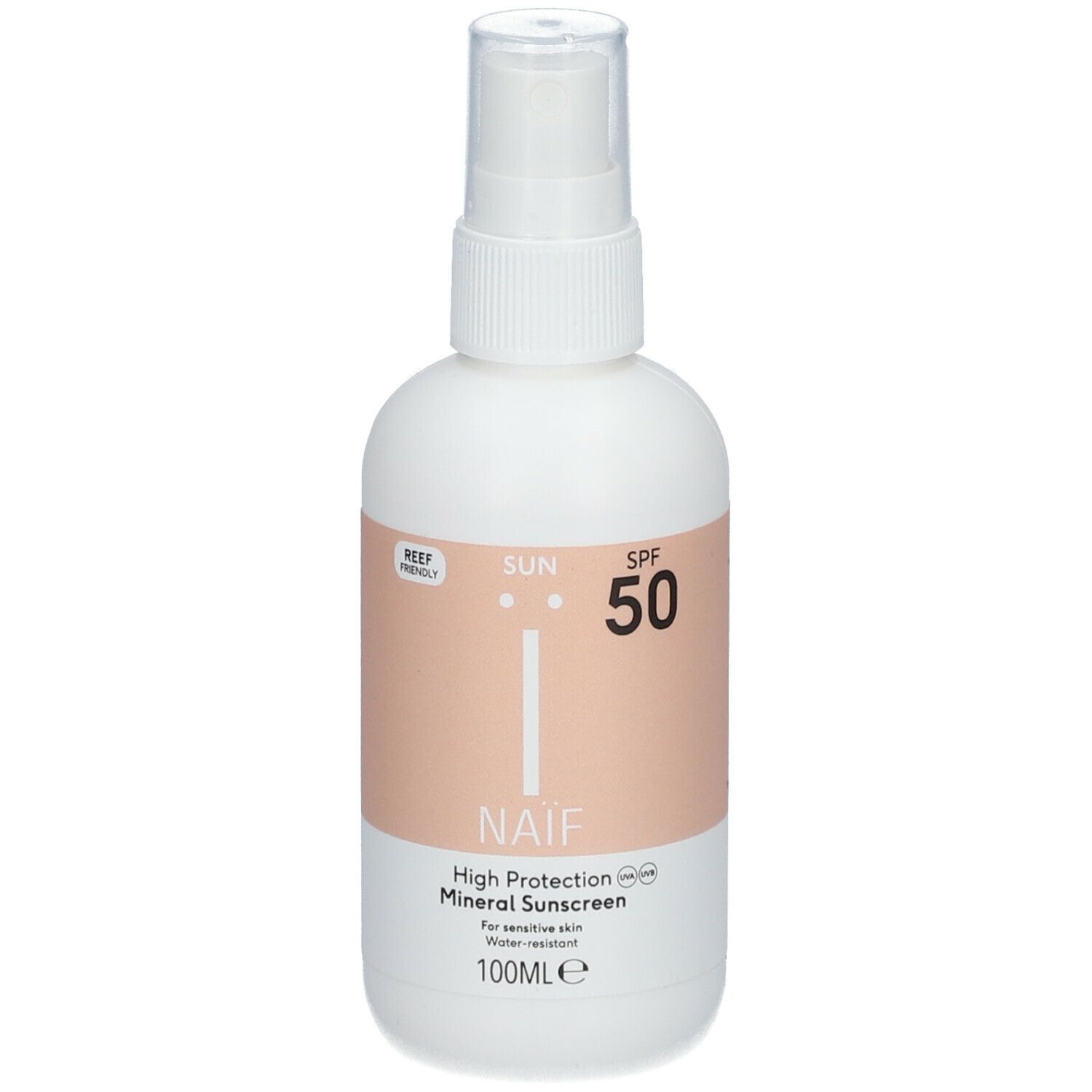 NAÏF Sun Mineral Sunscreen Spray solaire SPF50