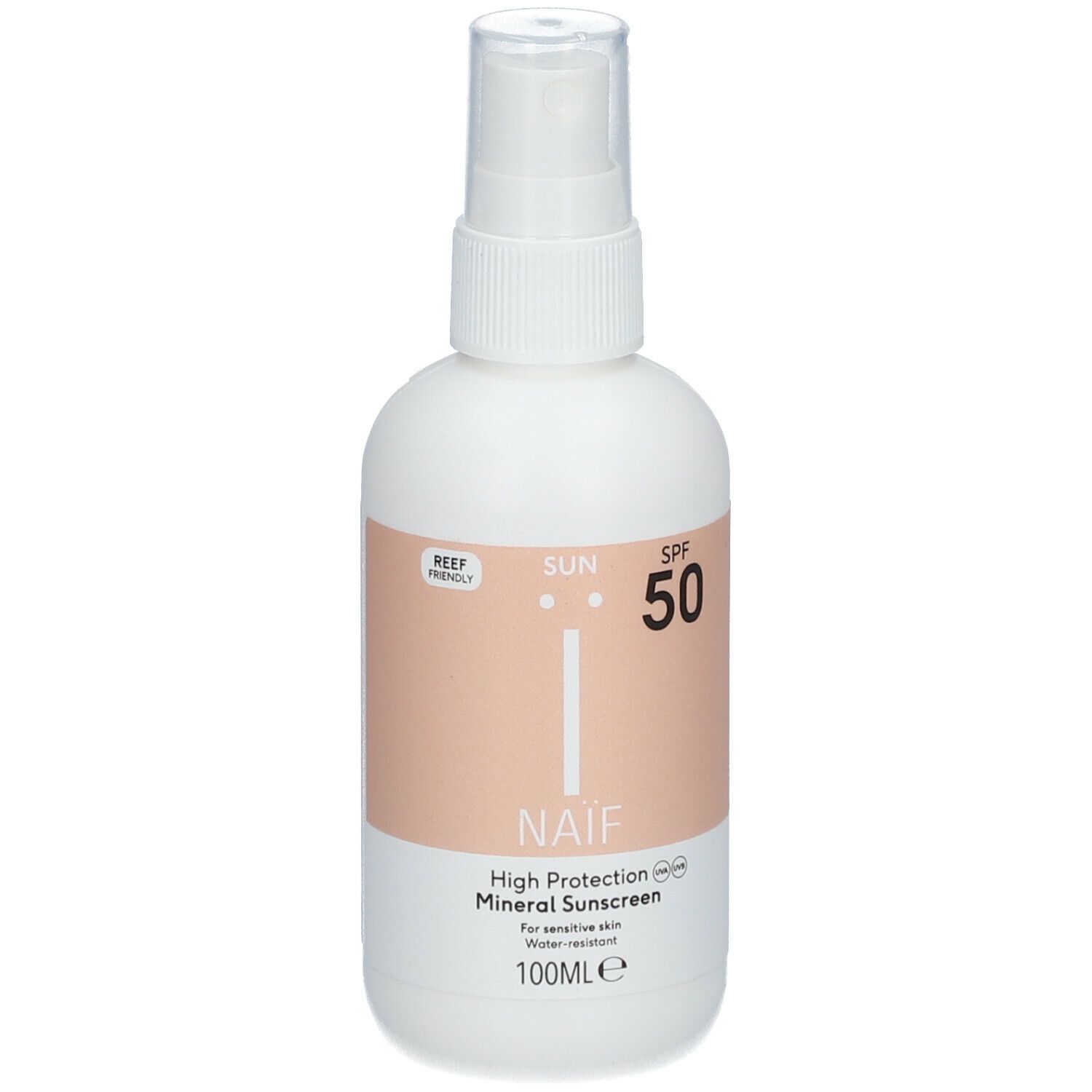 NAÏF Sun Mineral Sunscreen Spray solaire SPF50