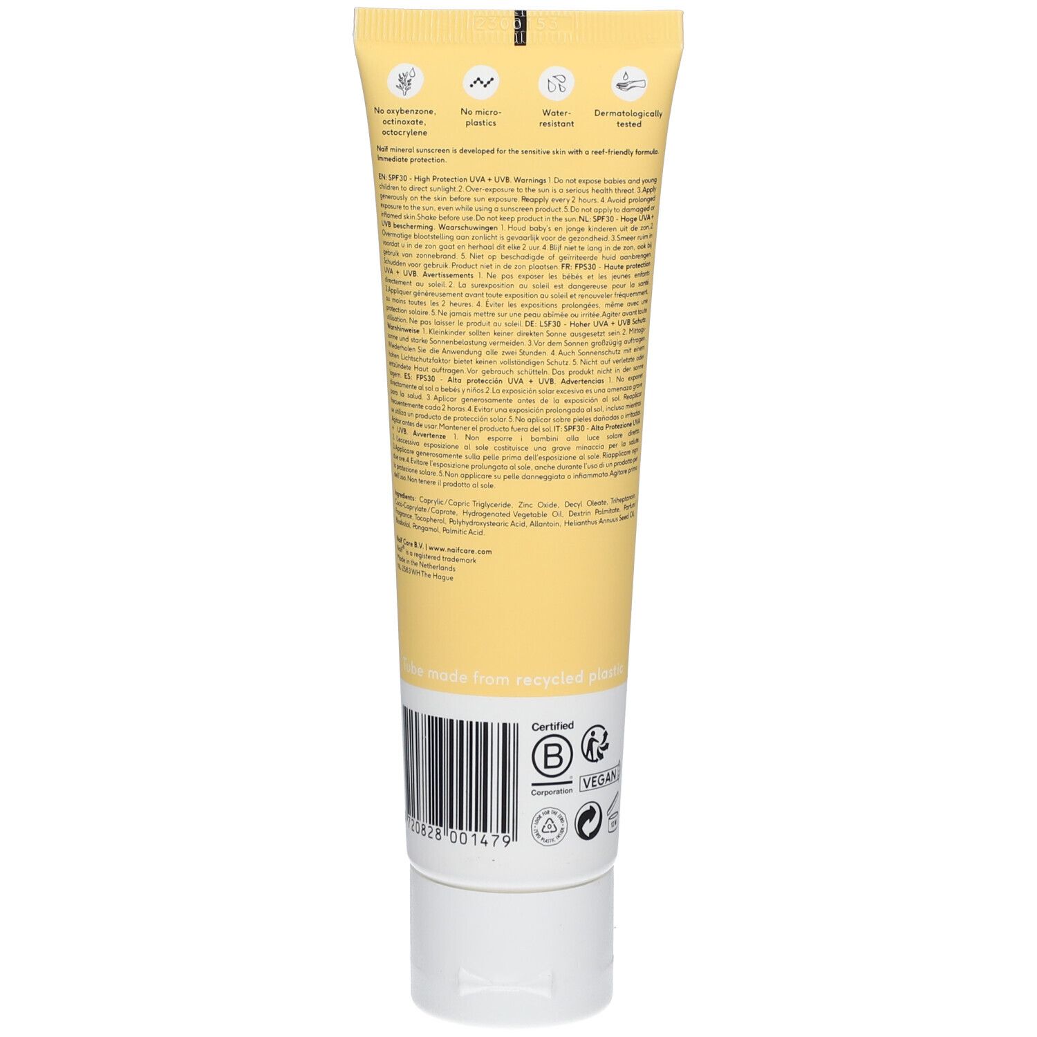 NAIF SUN Protection solaire Mineral SPF30