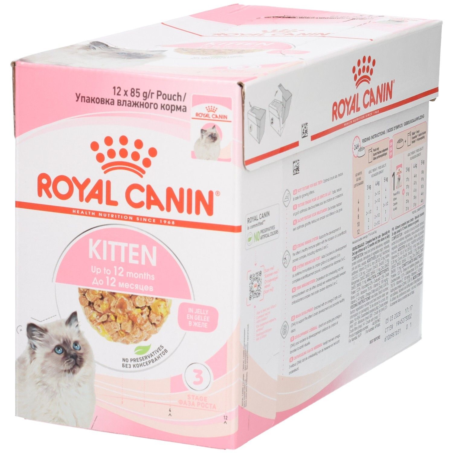 Royal Canin Kitten Futterbox, 12x85g.