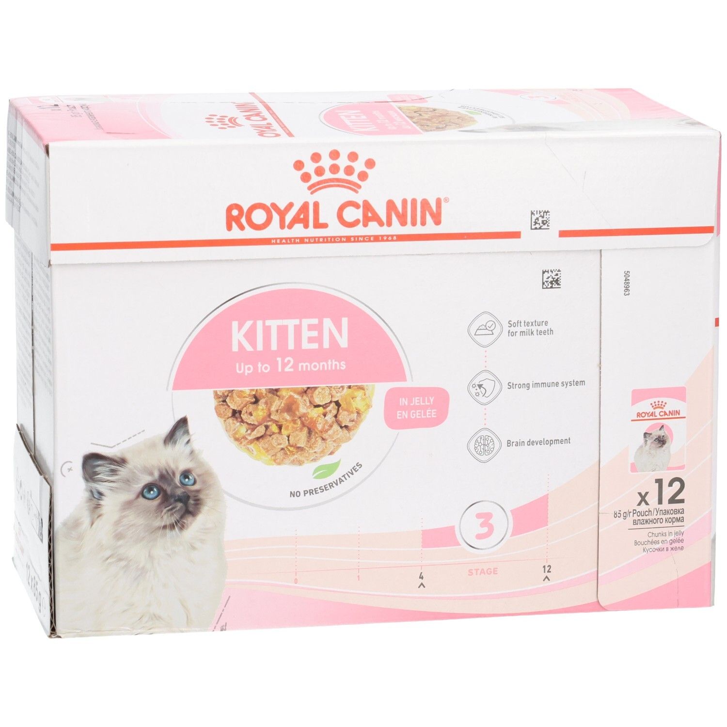 Royal Canin Kitten Futterbox, 12x85g.