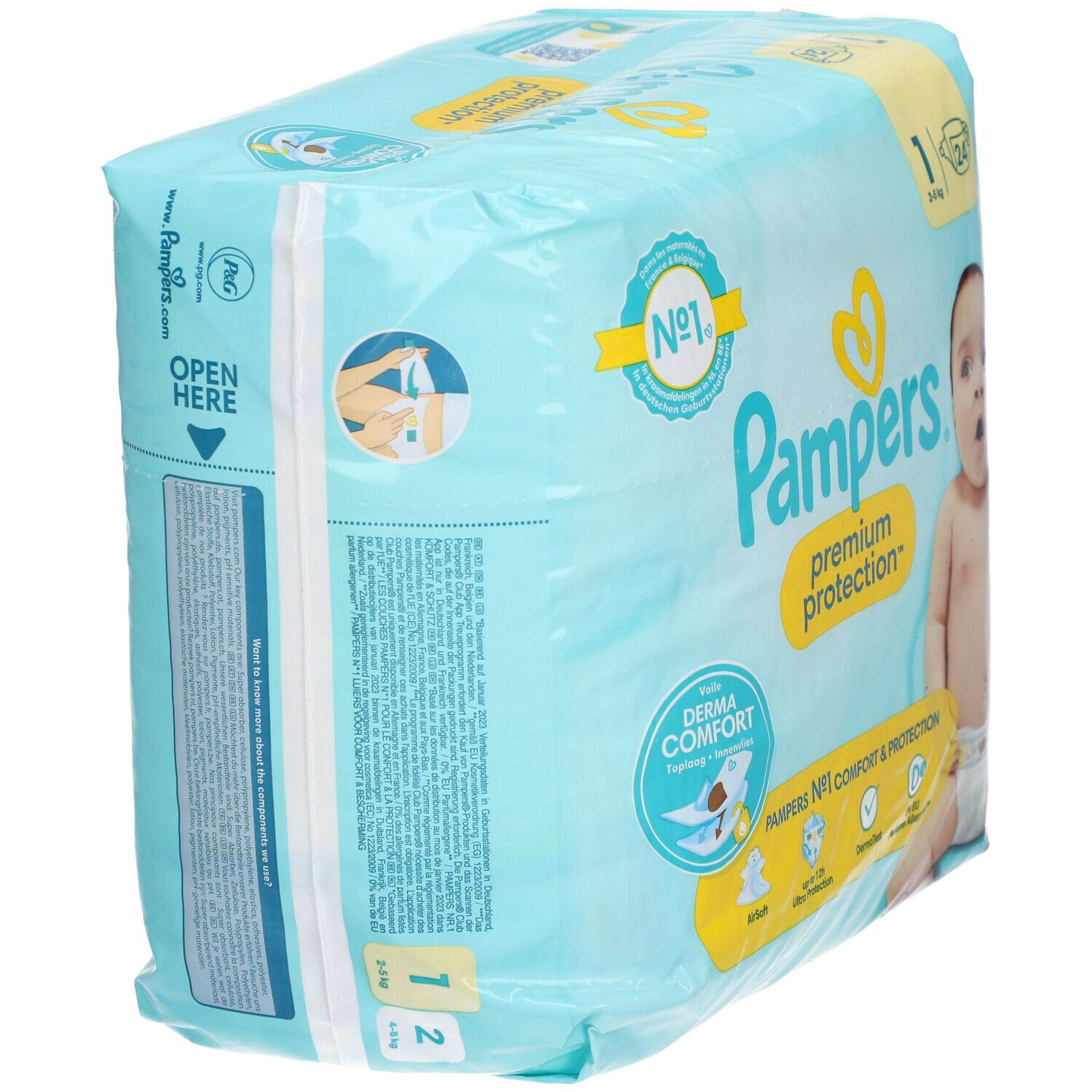 PAMPERS Premium Schutzwindel Größe 1 2 -5 kg