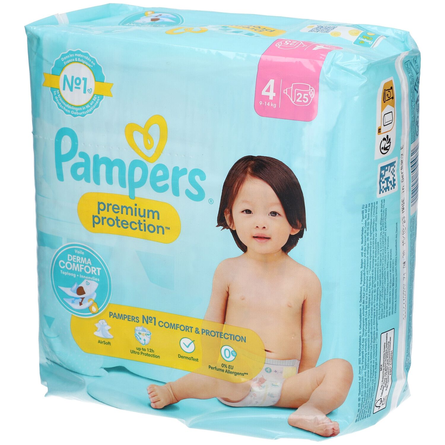 PAMPERS Premium Protection Couche taille 4 9-14 kg