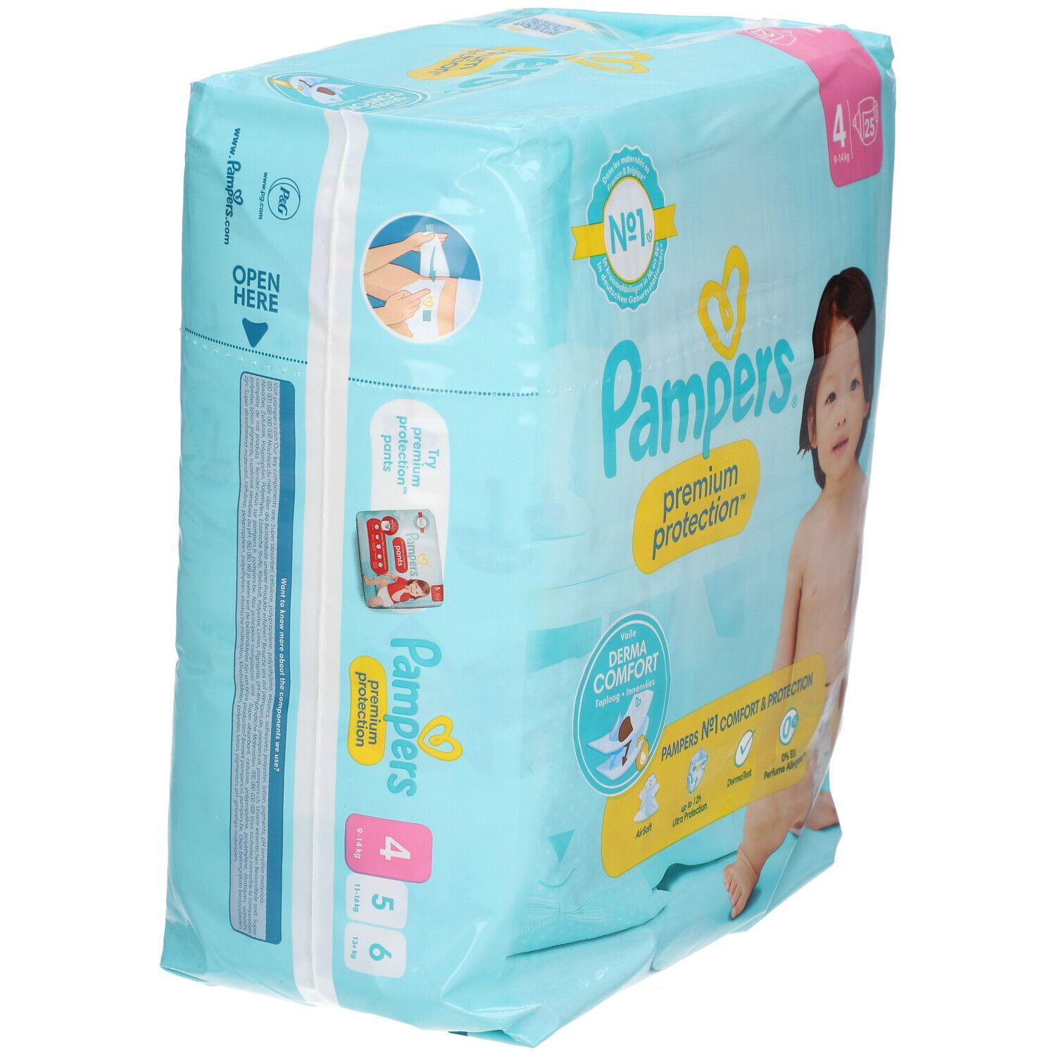 PAMPERS Premium Protection Couche taille 4 9-14 kg