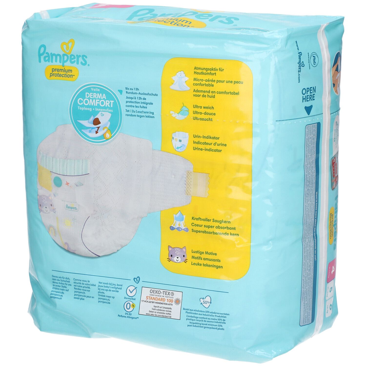 PAMPERS Premium Protection Couche taille 4 9-14 kg