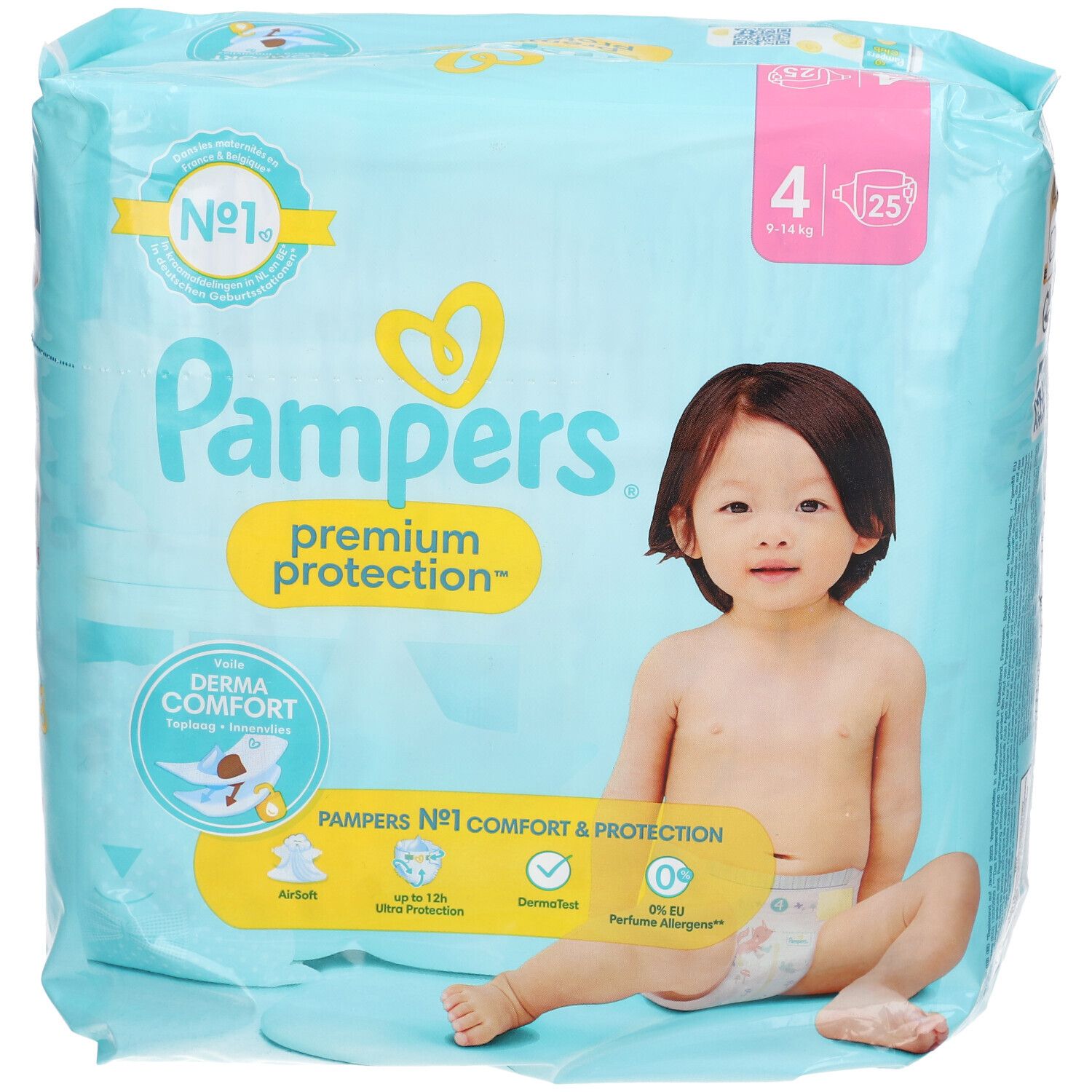 PAMPERS Premium Protection Couche taille 4 9-14 kg