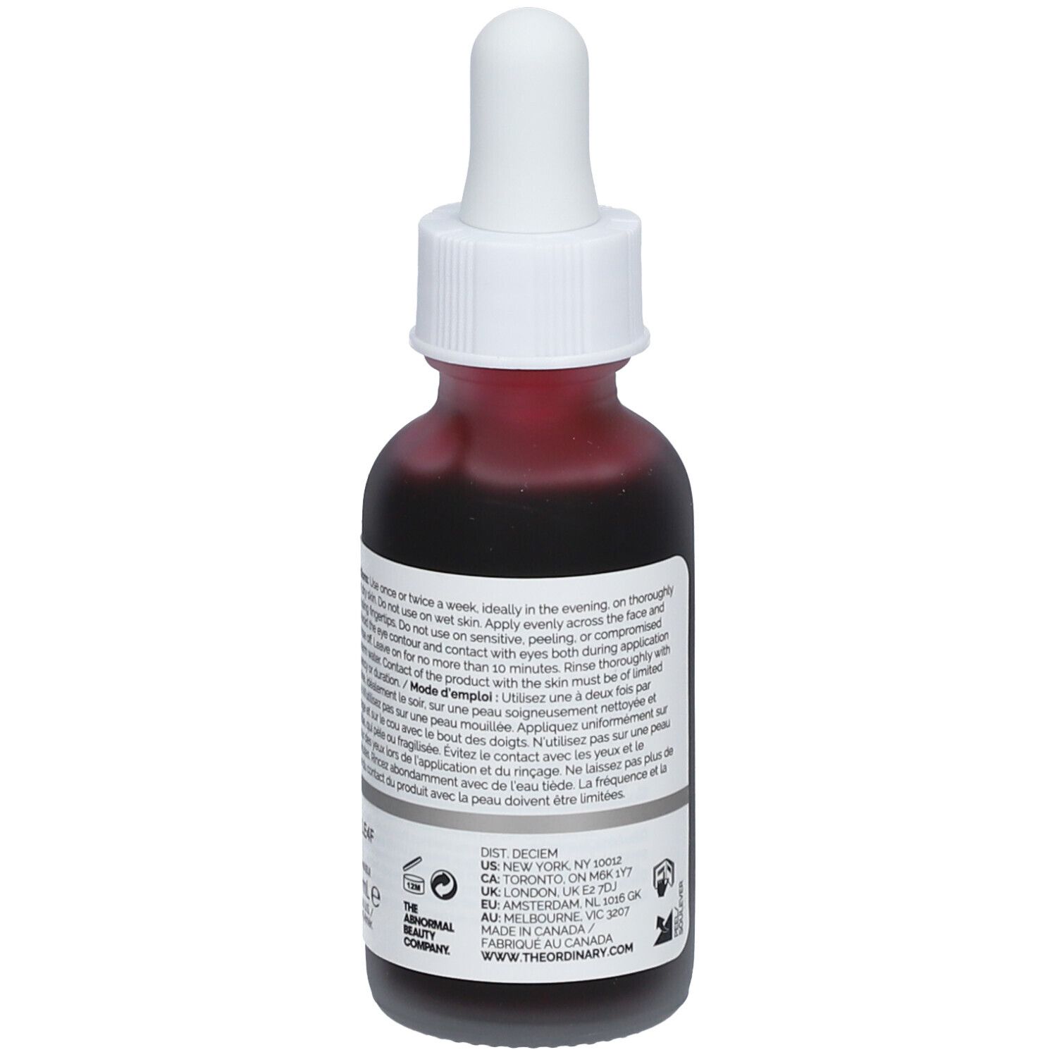The Ordinary AHA 30% + BHA 2% Peeling Solution