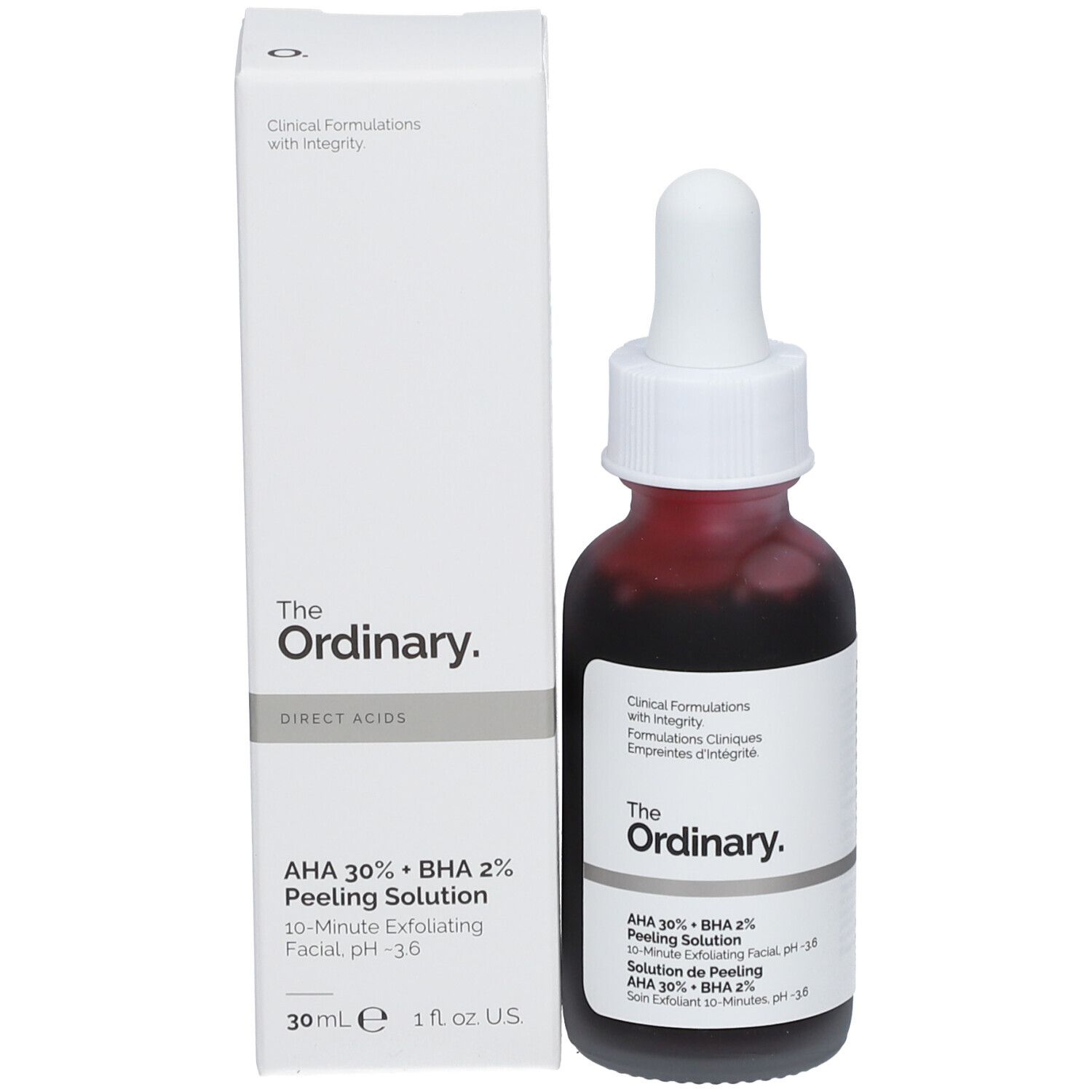 The Ordinary AHA 30% + BHA 2% Peeling Solution
