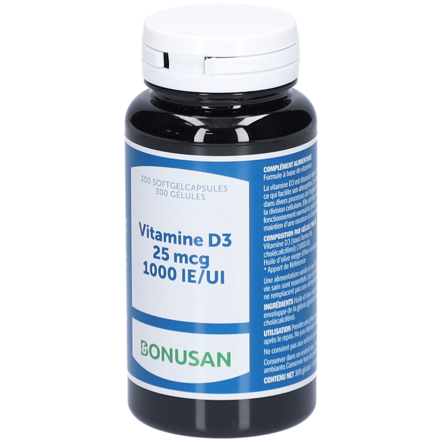 Bonusan Vitamin D3 25 mcg 1000 UI