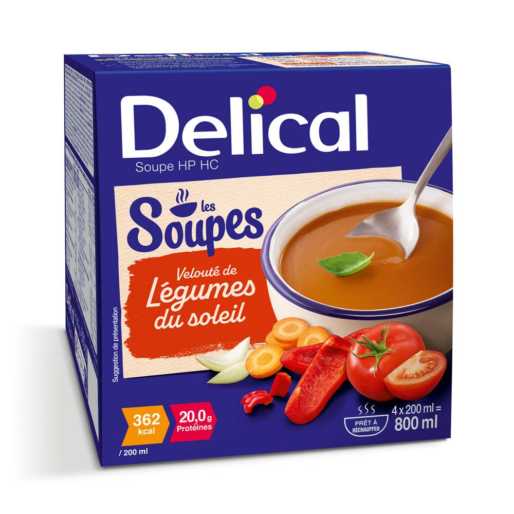 Delical Soupe HP HC Velouté de Légumes du Soleil