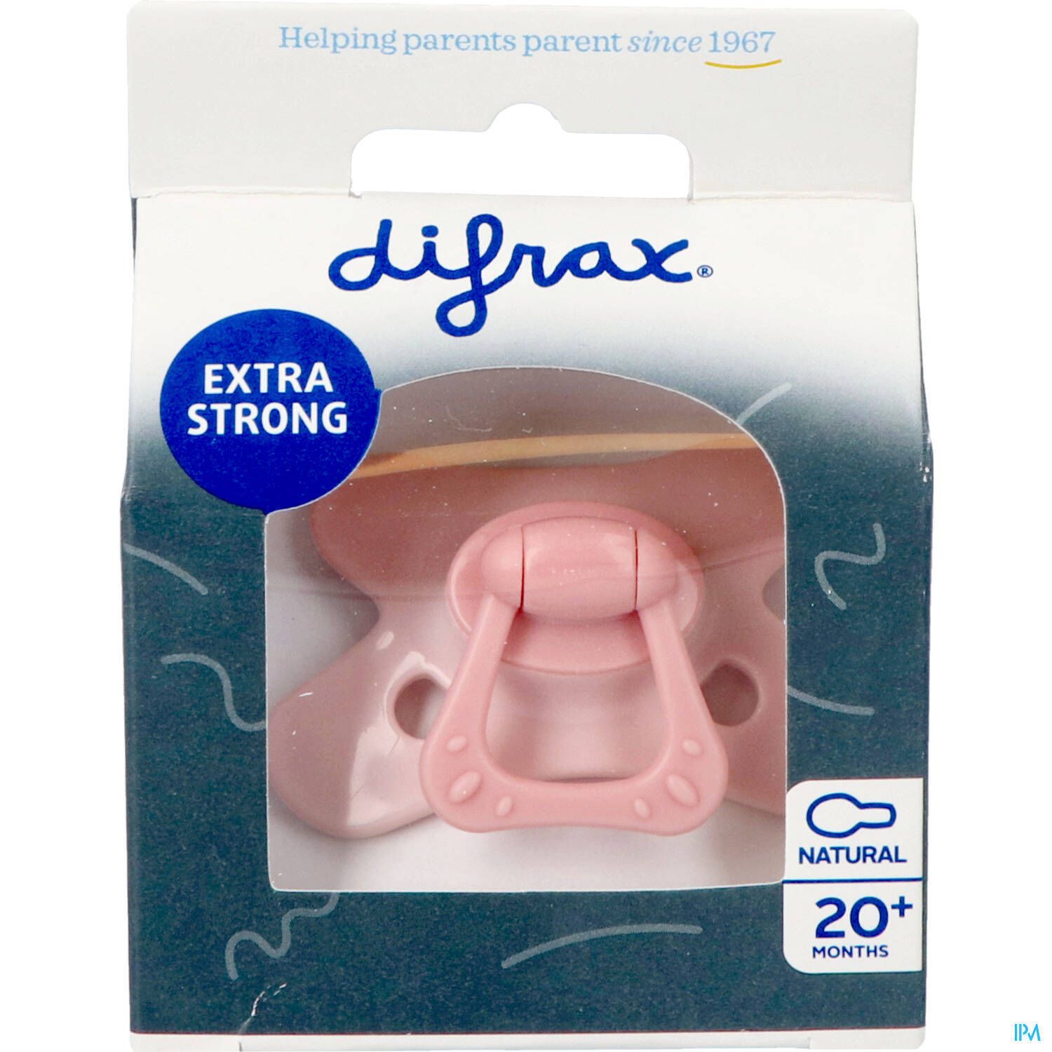 DIFRAX Schnuller Sonderedition Natural Pink Opal 20m+