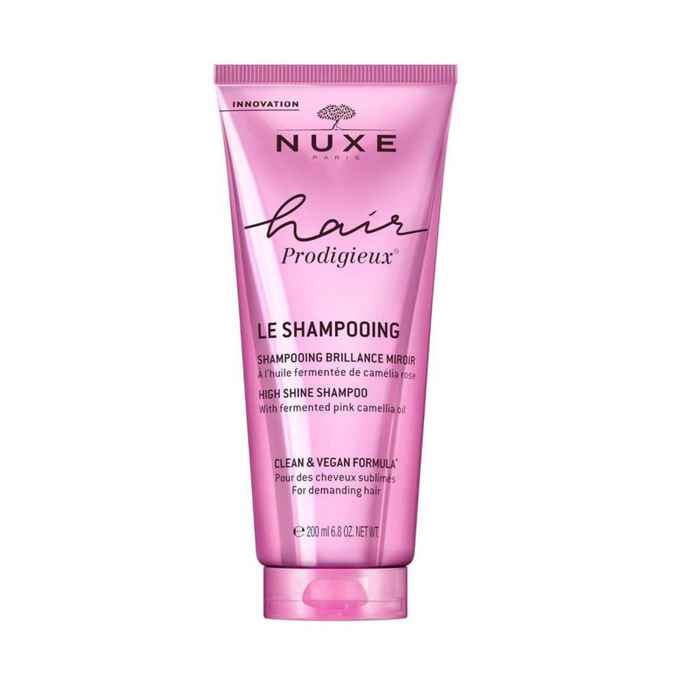 Tube Nuxe Hair Prodigieux Shampoo, 200ml. Brillance miroir.