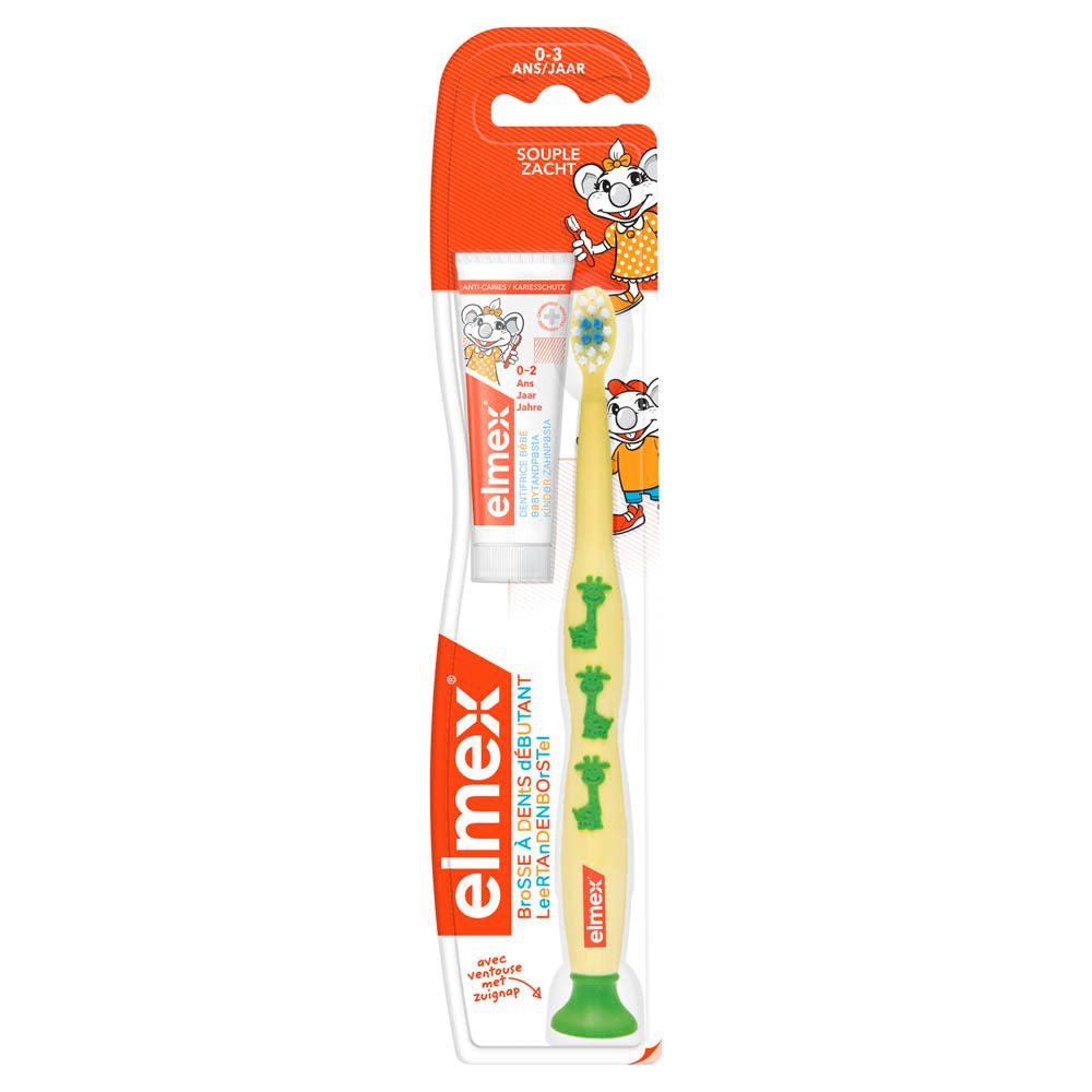 elmex brosse à dents d'apprentissage Soft 0-3 ans