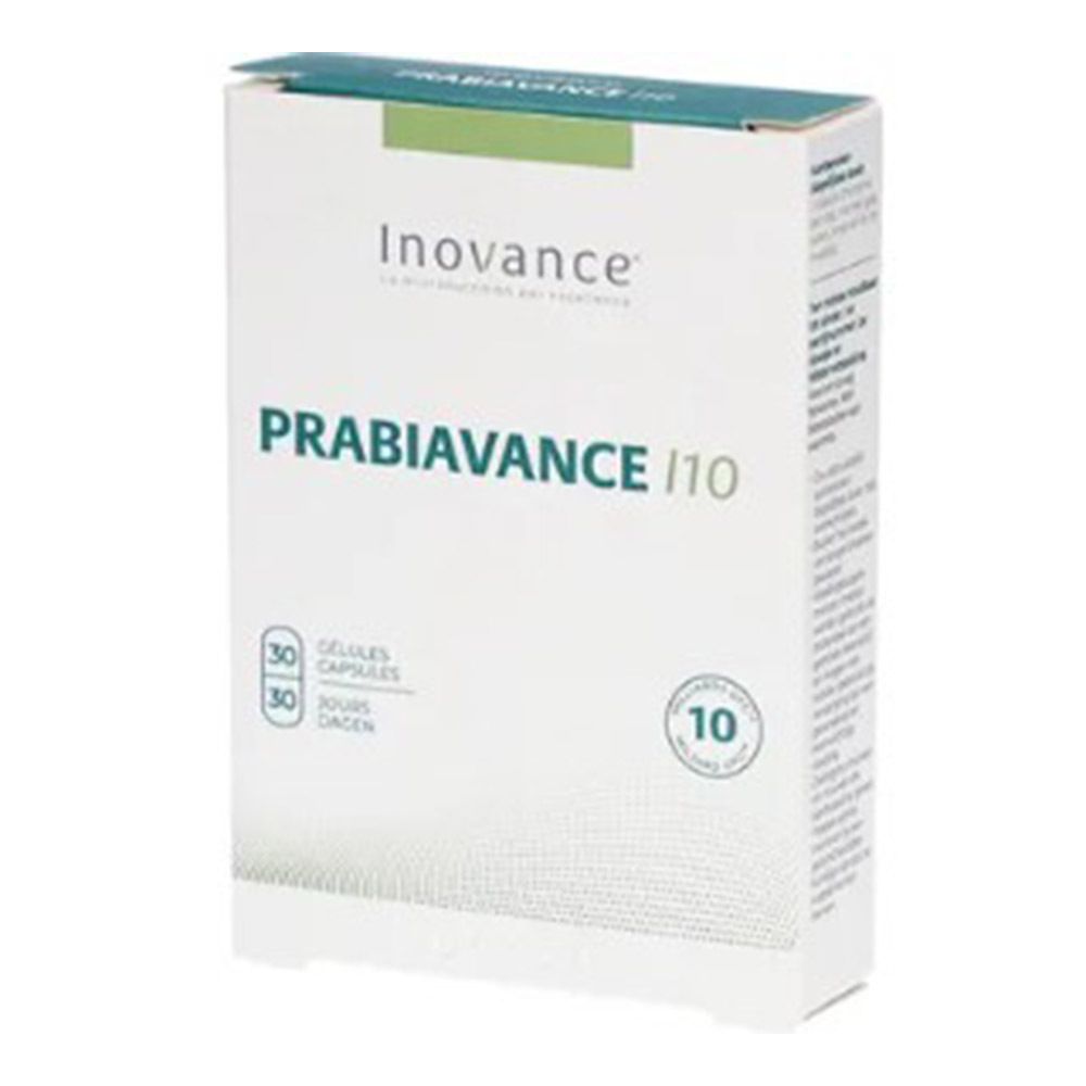 Boîte de Prabiovance I10. Contient 30 gélules pour 30 jours.