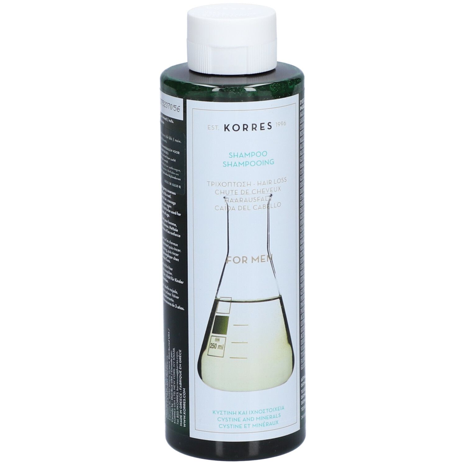 Korres Shampooing Anti-Chute Homme Cystine et Minéraux