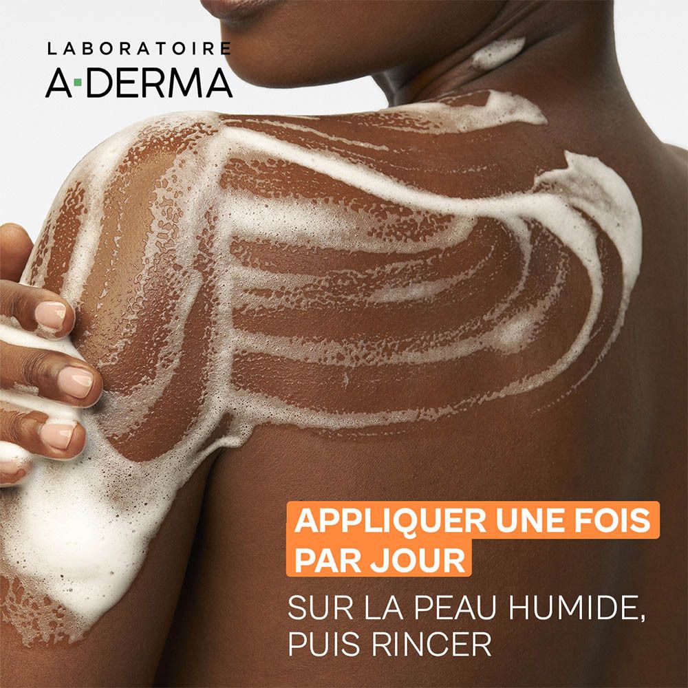 Bras avec éruption cutanée. Texte : Peau à tendance sèche à atopique.