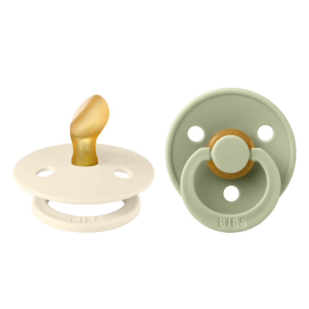 BIBS Anatomischer Beruhigungssauger Ivory/Weise 0-6 Monate