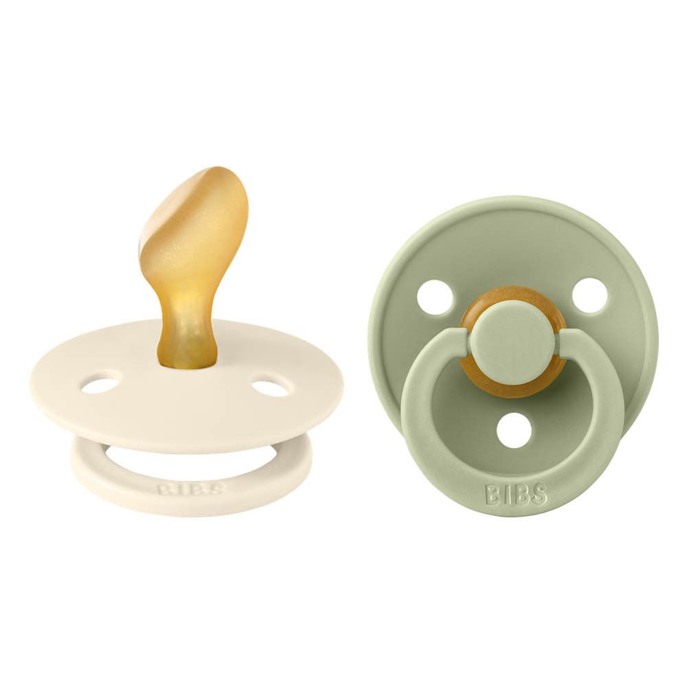 BIBS Anatomischer Sauger Ivory/Weise 6-18 Monate
