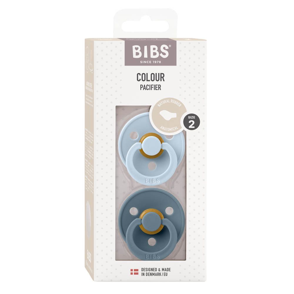BIBS Tétine anatomique Pétrole-bleu 6-16 mois
