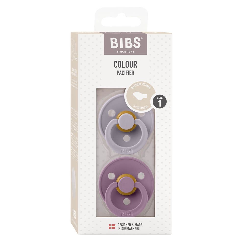 BIBS® BIBS COULEUR Fossil Sauger - Mauve 0-6 Monate Größe 1