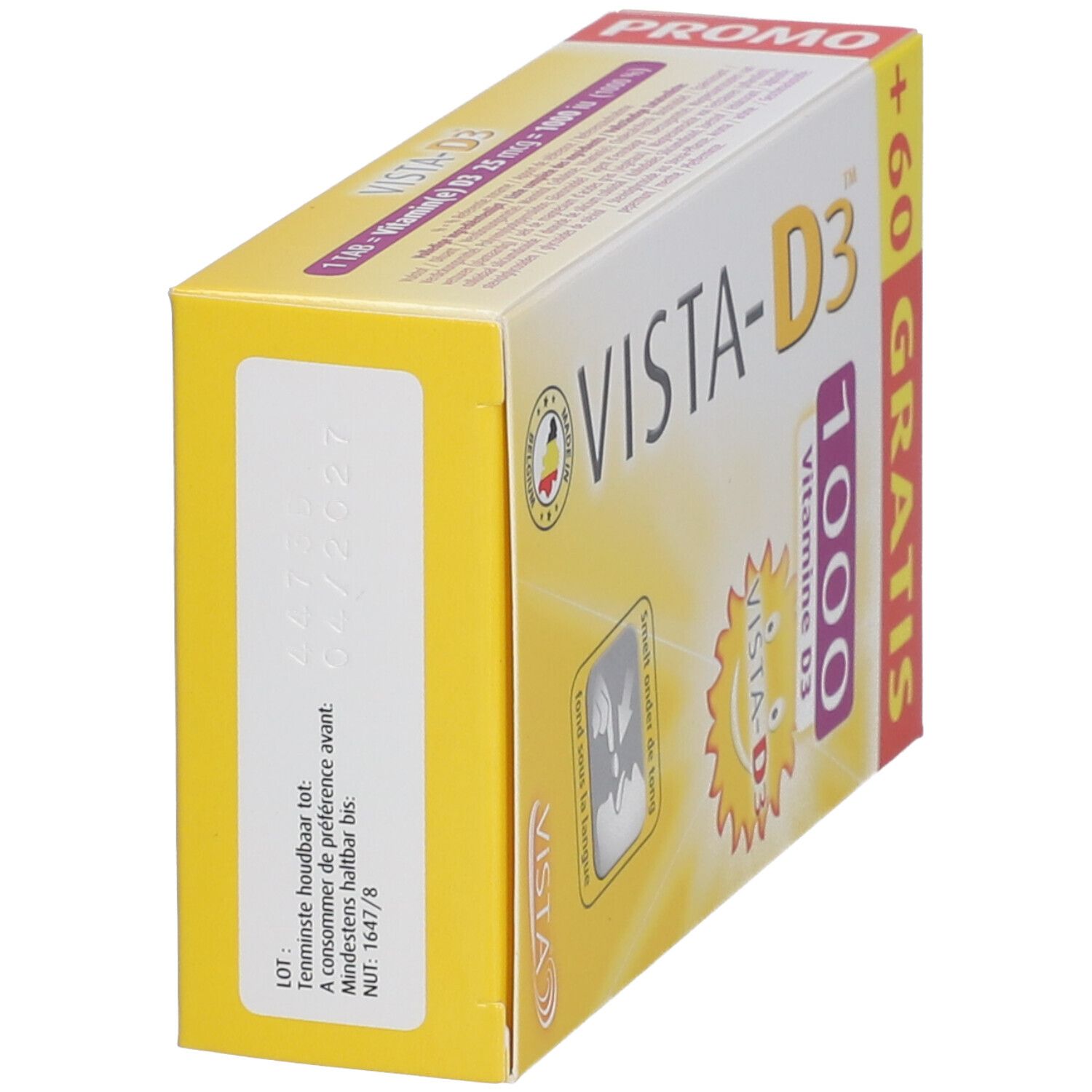 VISTA-D3™ 1000 + 60 Smelttabletten GRATIS Duo