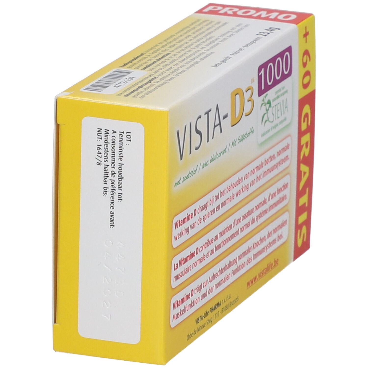 VISTA-D3™ 1000 + 60 Smelttabletten GRATIS Duo