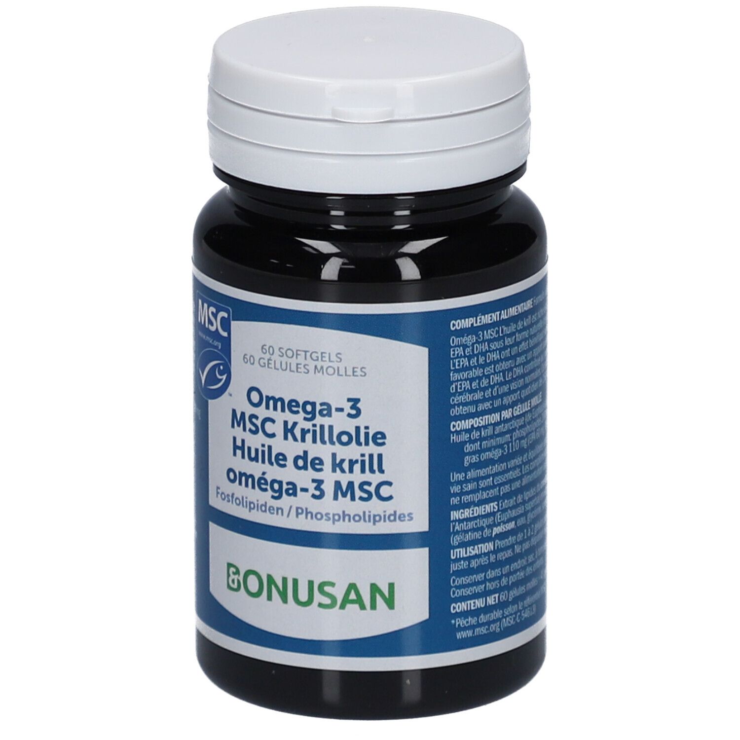 Bonusan Krill-Huile Oméga-3 MSC