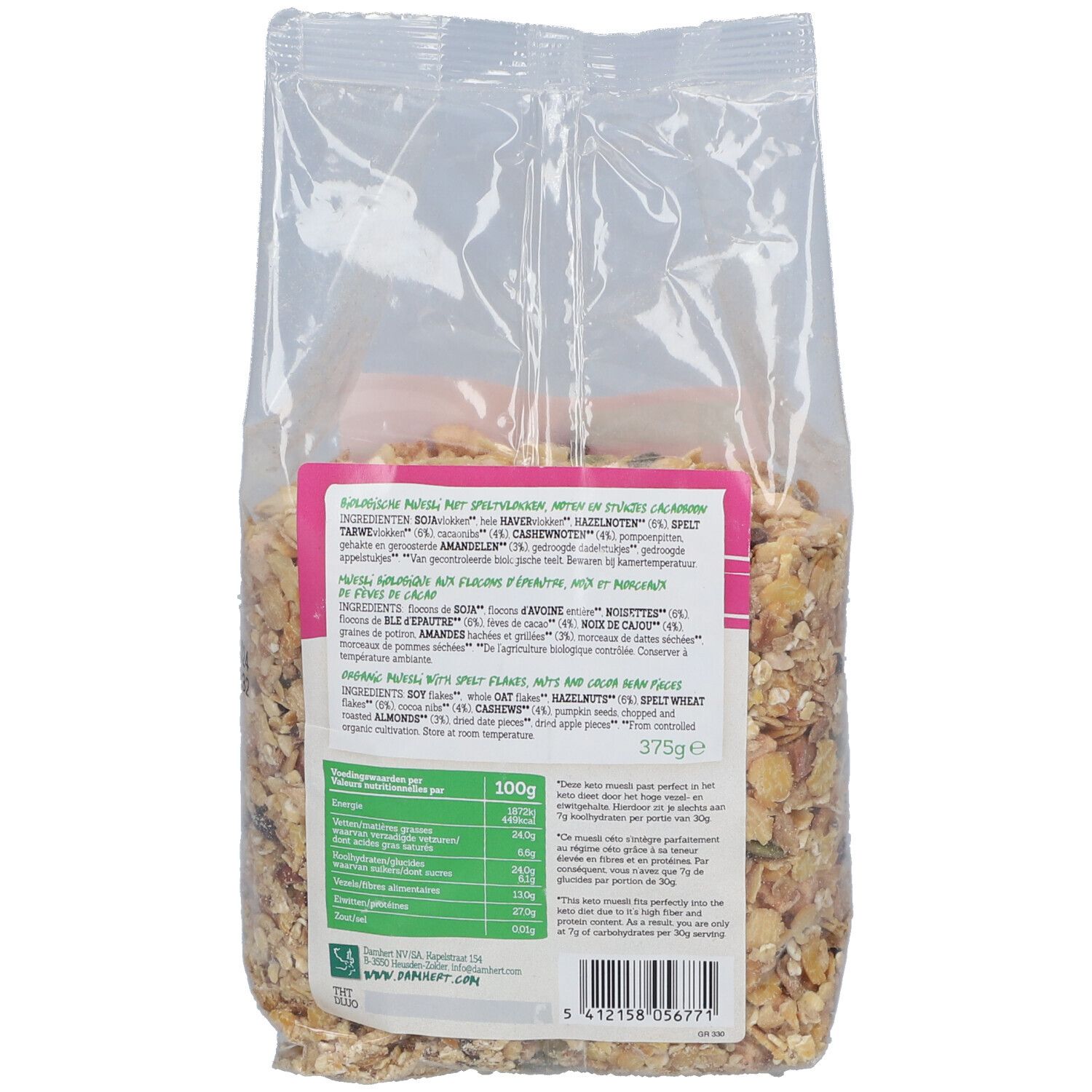 DAMHERT Keto-Müsli-Diät