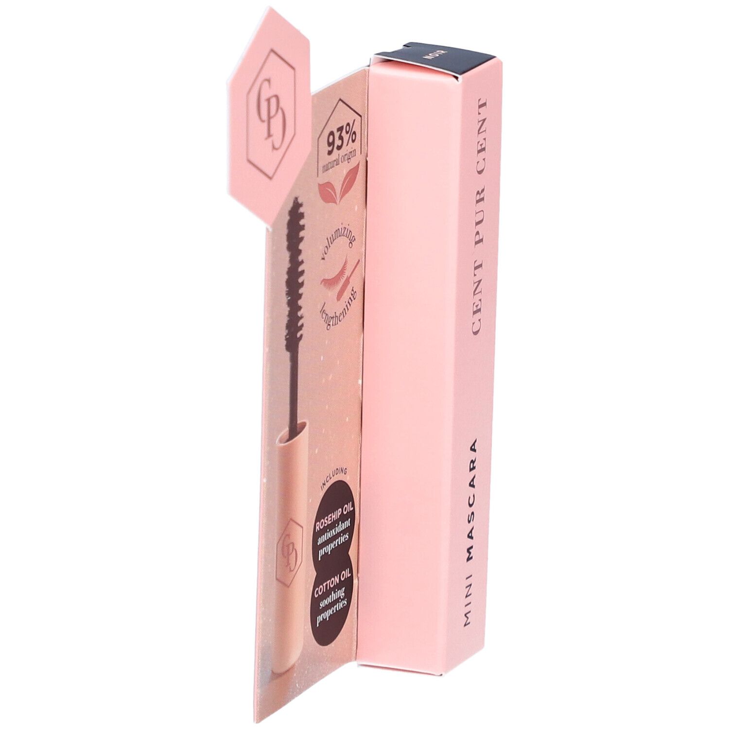 Cent Pur Cent Mini-Wimperntusche Schwarz