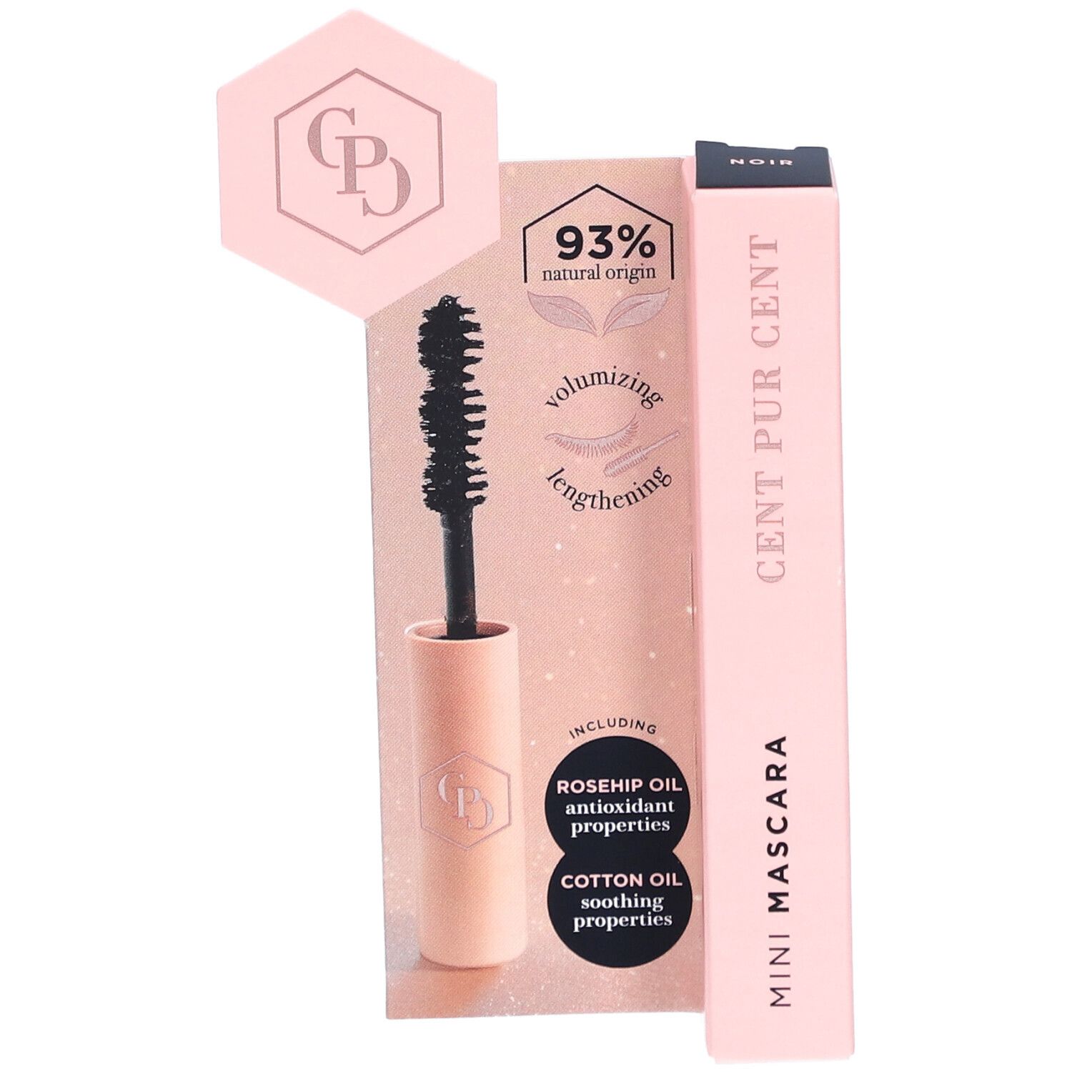 Cent Pur Cent Mini-Wimperntusche Schwarz