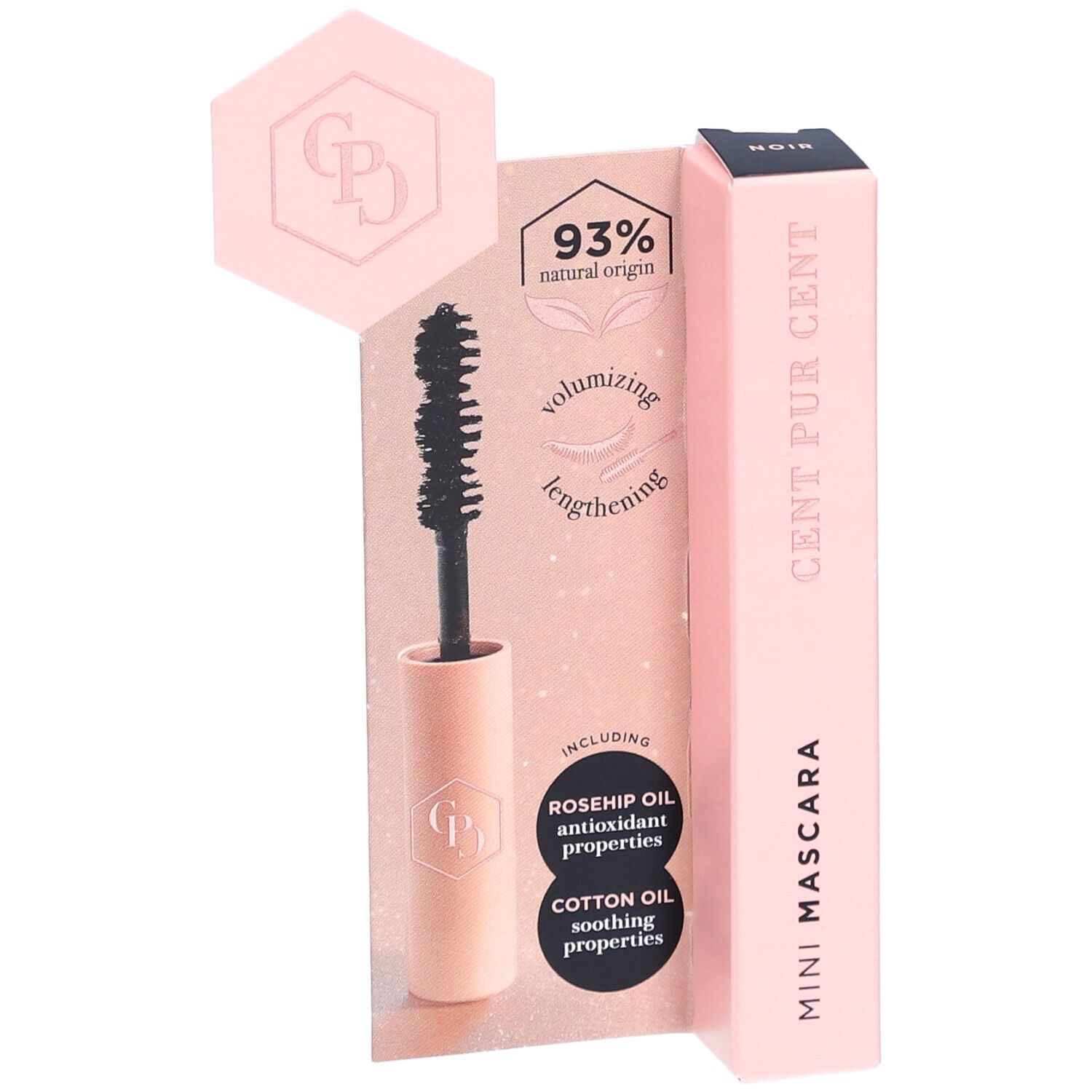 Cent Pur Cent Mini-Wimperntusche Schwarz